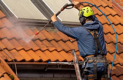 Démoussage et hydrofuge de toiture à Salvezines